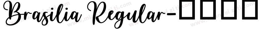 Brasilia Regular字体转换